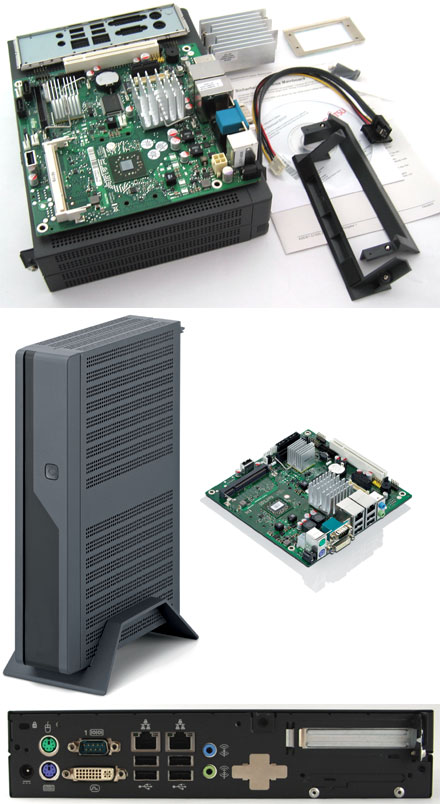 Fujitsu D2963-S2 Barebone (AMD Mobile Athlon Neo X2 L325, 1.5Ghz, ATI Radeon)